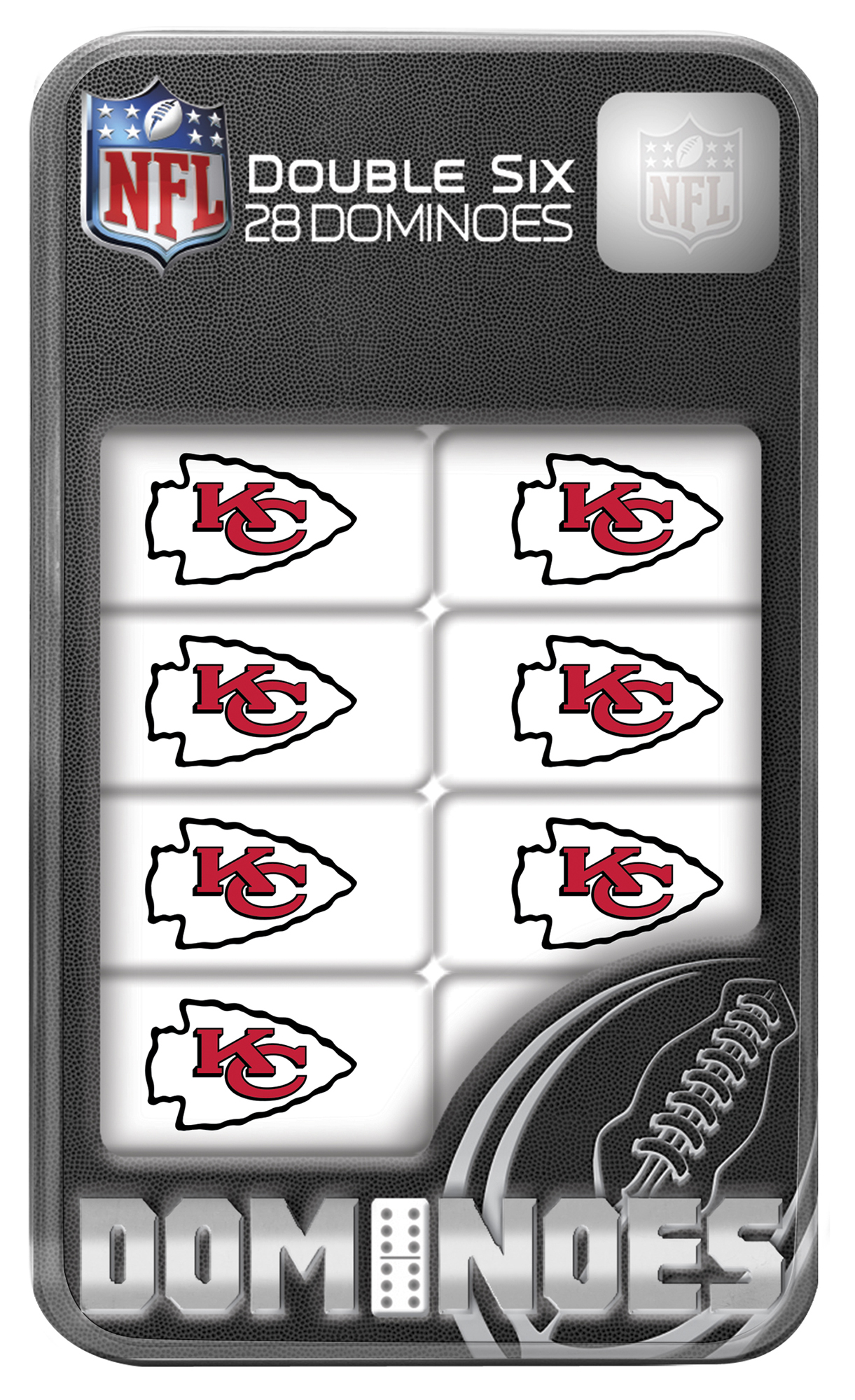 MasterPieces NFL Kansas City Chiefs Dominoes Game photo 2
