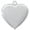 Silver, variant on Delight Jewelry Silver-tone Heart Locket - Large Goldtone Crystal Initial - A - Charm Necklace, 17.5" 2"