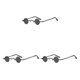 thumbnail image 5 of Guardurnaity Gafas de sol Protección solar Galvanizado HD Marco Reemplazo antiguo Gafas decorativas de moda fáciles de combinar Type1 NO1, 5 of 6