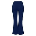 thumbnail image 5 of Delayuji Tall Yoga Pants for Women Long High Waist Pant Soft Sport Yoga Leggings Workout Running Trousers Womens Yoga Pants Blue L, 5 of 5