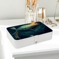 thumbnail image 6 of Whale PU Leather Jewelry Organizer Box with Removable Compartment and Portable Design for Necklace, Earring, and Jewelry Storage, 6 of 6