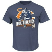 Dick Butkus Chicago Bears Majestic HOF Retro Action T-Shirt