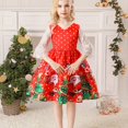 thumbnail image 1 of Vestido De Estilo Navideño Para Niñas, Vestido De Línea A Con Patrón De Dibujos Animados, Disfraz De Personaje De Cuento De Hadas Para Cosplay, Ropa Para Niños Para Fiestas De Halloween, Promociones D, 1 of 4