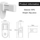 thumbnail image 2 of 2PCS Safety Door Block, Safety Lock Door Stopper, Child Safety Locks, Door Handle Lock, Door Lever Locks, for Children Petproof, 2 of 5