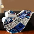 thumbnail image 5 of Yibo Baseball Gifts Blanket Flannel Soft and Comfortable Anti-static Bed Sofa Blanket, 5 of 7
