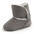 thumbnail image 6 of Baby Girl Boots Newborn Boys Winter Warm Snow Booties Soft Sole Crib Shoes 0-18M, 6 of 6