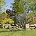 thumbnail image 4 of 5.6 ft. Tall Crouching Tyrannosaurus Rex Outdoor Metal Statue "T-Bone", 4 of 7