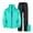 Sky Blue, variant on Men's Rain Suit 2 Pcs Waterproof Rain Gear Lightweight Rain Jacket Pants (White XXXL)
