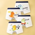 thumbnail image 2 of 4 Pack Potty Training Pants Cotton Absorbent Toddler Underwear for Boys and Girls 6-12 Months 12-24 Months 2t 3t 4t 5t 6t 7t 8t 9t Children White 2-3 Years, 2 of 5