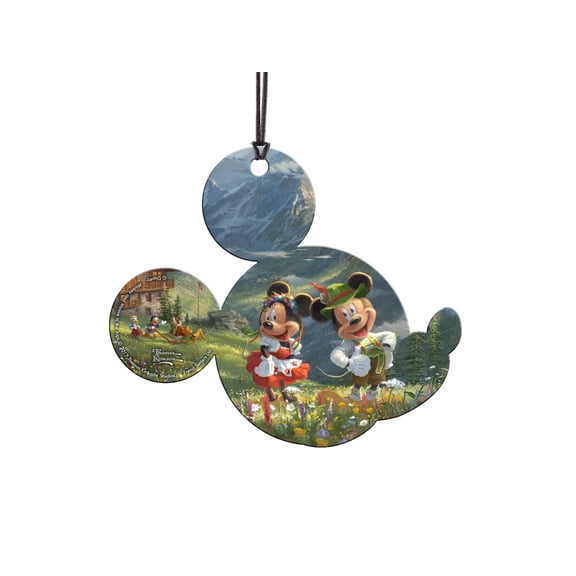 Disney (Mickey and Minnie in the Alps) Hanging Acrylic Print ACPMICKEY326