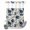 Navy Blue Beige, variant on No Hook Shower Curtain, Navy Blue Beige Floral Shower Curtains for Bathroom with See Through Top Window, Vintage Farmhouse Floral Leaves Waterproof & Washable Bath Curtain Stand Up Stall 36"x72"