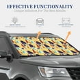 thumbnail image 4 of Fotbe Musical Instruments 2-Piece Car Windshield Sun Shade | Sun Blocker for Car Windshield | Foldable Automotive Interior Accessories for Sun Protection-Small, 4 of 7