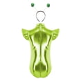 thumbnail image 4 of iiniim Girls Space Alien Shiny Metallic Bodysuit with Hair Hoop Set Fly Sleeve Dancewear Fluorescent Green 12, 4 of 7
