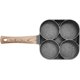 thumbnail image 2 of Sartén antiadherente para huevos fritos, utensilio de cocina, sartén para hamburguesas, 4-Loch Mehrzweck-Bratpfanne, Küchenutensilien-Burger-Bratpfanne Xemadio HFP-0039, 2 of 9