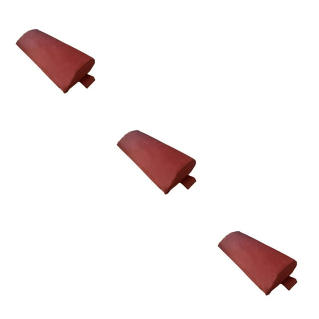 Guardoinrt Chaise Longue Pliante Coussin d'Appui-tête pour Détente et Soutien Fauteuil Inclinable Ventilé Rouge Vin 1 3Ensemble