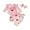 Pink, variant on BemeyourBBs Baby Girls My First Valentines Day Outfit Long Sleeve Letter Heart Bow Print Romper Headband Pants Set Cute Infant Spring Clothes