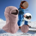thumbnail image 4 of CxhicLuv Ski Masks, Winter Windproof Balaclavas, Warm Cotton, Multifunctional, Full Coverage – Ideal for Skiing, Outdoor Activities 13.8×19.7 Inch for Men, Women, Pink, 4 of 7