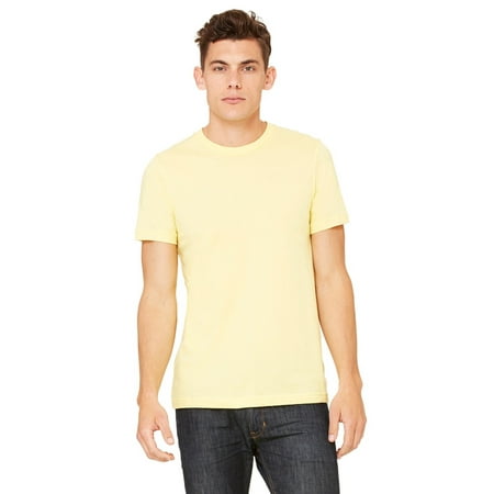- Branded Bella + Canvas Unisex Jersey Short Sleeve T-Shirt - YELLOW - L (Instant Saving 5% & more)