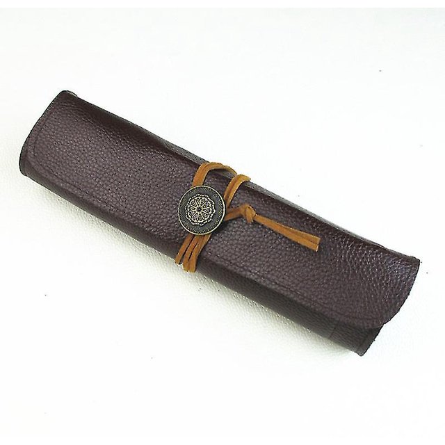Bolsa de cuchillo impermeable, cubierta de cuchillo de herramienta de cuchillo, funda de cuchillo de cuero PU Afortunado Sencillez