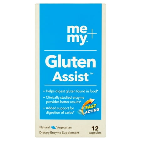 Me + My Gluten Assist Digestive Enzyme Supplement Capsules, 12 Count