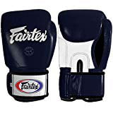 Blue Fairtex Muay Thai Style Training Sparring Gloves 14 oz