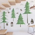 thumbnail image 2 of Un conjunto de pegatinas de pared de pájaros y nubes de árboles, decoración de pared para sala de estar y dormitorio, 2 of 4
