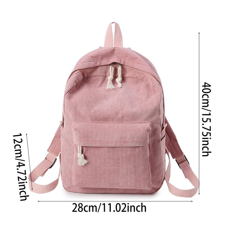 Waterproof Corduroy Travel Backpack with Padded Laptop Compartment XOKY Corduroy Laptop Backpack For Men Waterproof... From  main image 3