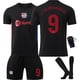 thumbnail image 1 of 2425 Camiseta de visitante del Barcelona chaleco negro 19 Yamal No. 10 Messi traje de uniforme de fútbol camiseta transfronterizaTalla 9+Calcetines+Musleras, 1 of 1