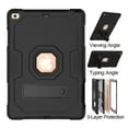 thumbnail image 6 of ELEHOLD Rugged Hybrid Case for iPad 6th/5th Gen/Pro 9.7 inch (2018/2017/2016) Three-Layer Full Protection Hidden Kickstand Shockproof Durable Case for iPad 9.7 ,Black, 6 of 7