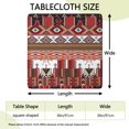 thumbnail image 2 of Elastic Edge Floral Design Tablecloth with Secure Fit for 36 Inch Square Patio Tables, 2 of 6