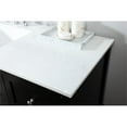 thumbnail image 4 of Elegant Decor Theo 60" Zinc Alloy MDF Single Bathroom Vanity in Black, 4 of 8