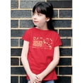 thumbnail image 2 of Saturn Vibes - Cosmic Planet Emoji Design Youth's T-shirt, 2 of 4