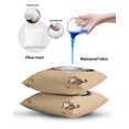 thumbnail image 6 of Waterproof Outdoor Throw Pillows with Inserts 12"x20", Brown Cute Cat Soft Decorative Pillowcases for Couch Bedroom, Modern Art Pillow Covers for Sofa Living Room, 6 of 8