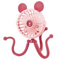 thumbnail image 2 of Clearance Soporte de deformación Clip ventilador USB cochecito dormitorio ventilador silencioso luz nocturna, 2 of 3