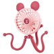 thumbnail image 2 of EasyLife Soporte de deformación Clip ventilador USB cochecito dormitorio ventilador silencioso luz nocturna, 2 of 3