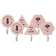 thumbnail image 5 of Ganchos Autoadhesivos Chic Decorativo de Hierro Fundido Ganchos de Pared para Soportes Colgantes para Plantas de Jardín Rosado Soledad Ganchos de pared autoadhesivos, 5 of 10