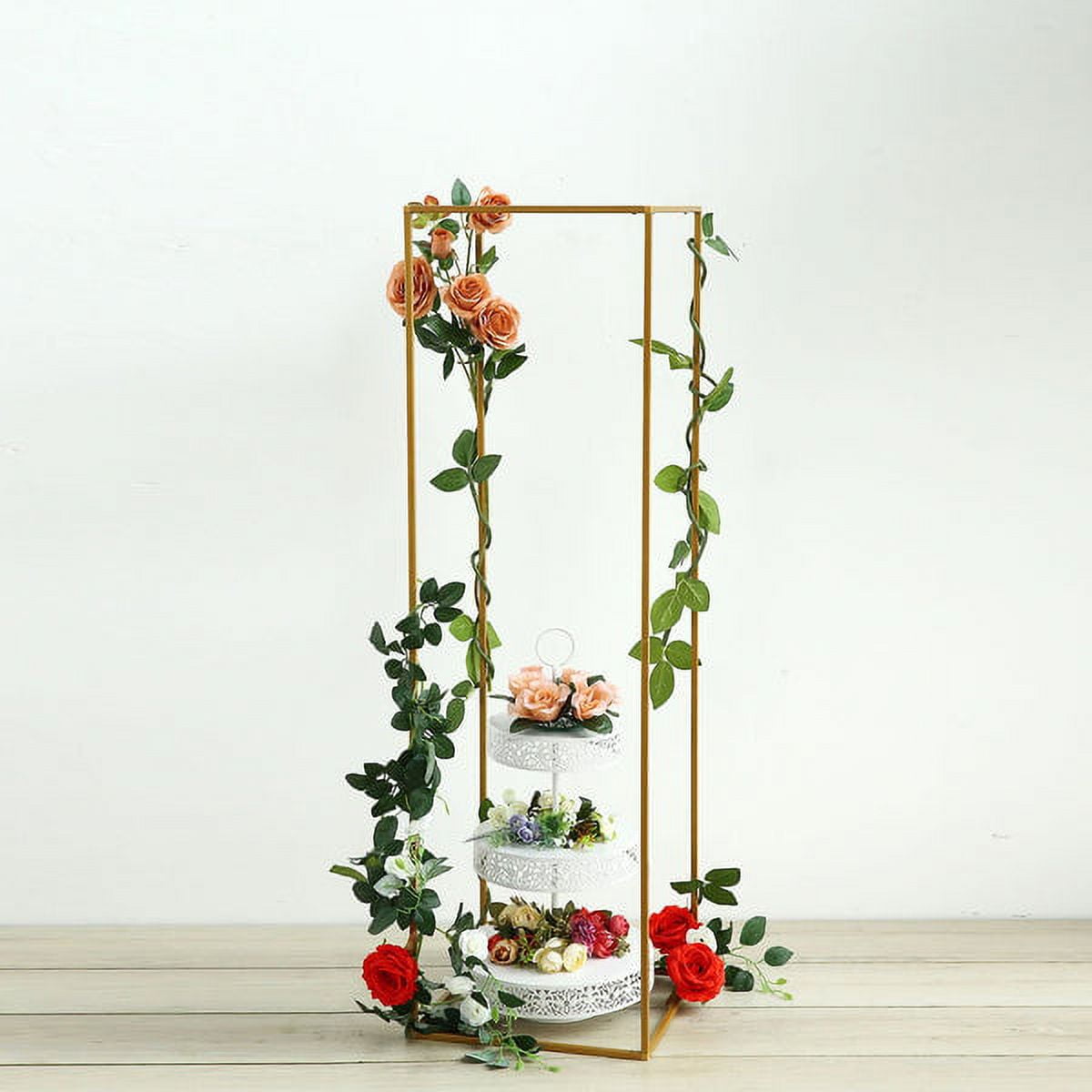 Geometric flower stand TUTORIAL // Wedding table centerpiece //  Geometryczny stojak na kwiaty 