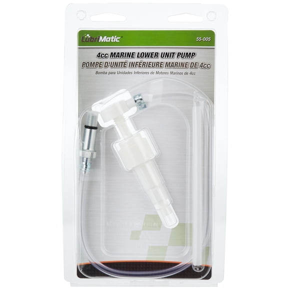 Bomba de fluido LubriMatic 55-005 con conector metálico marino de 4 cc