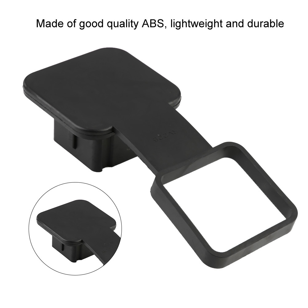 Qiilu Trailer Hitch Receiver Cover Cap Dust Protector for Toyota