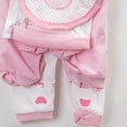 thumbnail image 5 of Splozh Layette Set Girl Newborn Baby Layette Gift Set for Baby Boys 8 Piece Jumpsuit+Top+Pant+Bib+Hat+Socks Boy Baby Clothes Newborn Pink,0-3 Months, 5 of 5