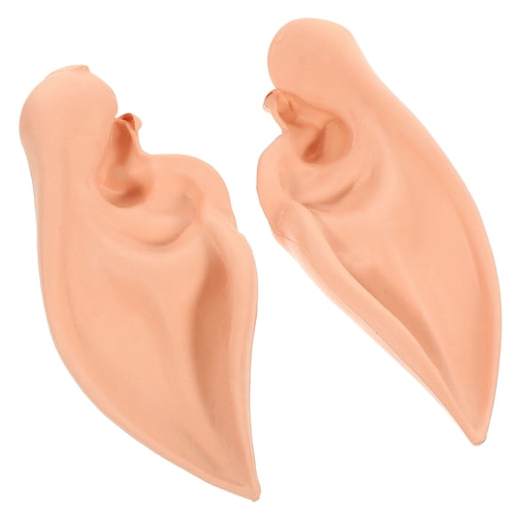 LOLIPPYY Beige Decorative Fairy Ears for and Christmas Parties Cosplay Props Comfortable Material