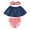 Blue, variant on OAVQHLG3B 4th of July Baby Girl Outfits Independence Day Summer American Flag Vest Bow Three-piece Suit