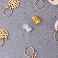thumbnail image 2 of MasteelfCA 80pcs Hair Braid Jewelry Multiple Pendants Soild Cuffs Leave Snowflake Shell Star Hair Decorations, 2 of 7