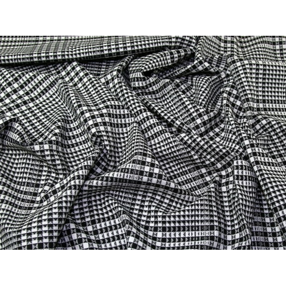 Woven Polyester, Viscose & Spandex Stretch Suiting Dress Fabric - per yard