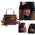 thumbnail image 2 of Women Shoulder Bag Trendy Handbag Fashion Bucket Bag Makeup Bag Retro Messenger Bag Stylish Crossbody Bag for Daily, 2 of 21