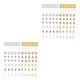 thumbnail image 3 of Sonducket 70Pcs Hair Braiding Beads Hair Cuffs Braids for DIY Beard Necklace Wig 2piezas 140 piezas oro plata, 3 of 6