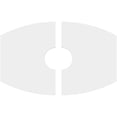 thumbnail image 4 of 10"W x 6 5/8"H x 2"ID x 5 1/4"C x 1"P Kailey Architectural Grade PVC Contemporary Ceiling Medallion, Two Piece, 4 of 4