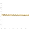 thumbnail image 4 of 14K Yellow Gold 5mm Diamond Cut Rope With Lobster Clasp Chain Anklet 9 IN, 4 of 6