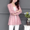 thumbnail image 3 of YM YOUMU Women Summer Floral Lace Cardigan Sheer Hollow out Beach Cover up Open Front Shawl, 3 of 5