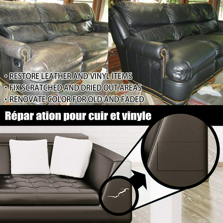 Leather Color Restorer, Cream - Repair Couch Car Seat Furniture Sofa